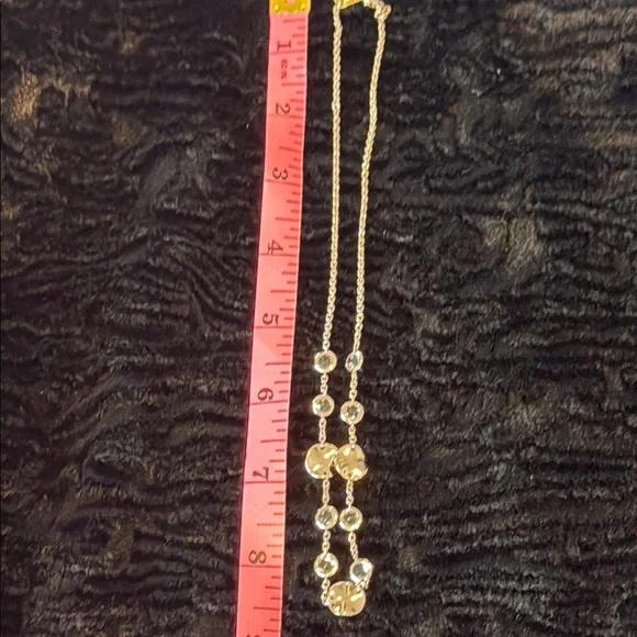 Ippolita *Rose Gold Necklace 18" Wavy Disc & Quartz Stone - Picture 4 of 11